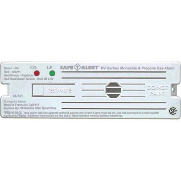 Mti Industry MTI Industry M6T-35741WT 12V 35 Series Safe T Alarm Surface Mount - White M6T-35741WT